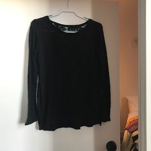 American eagle sweater black